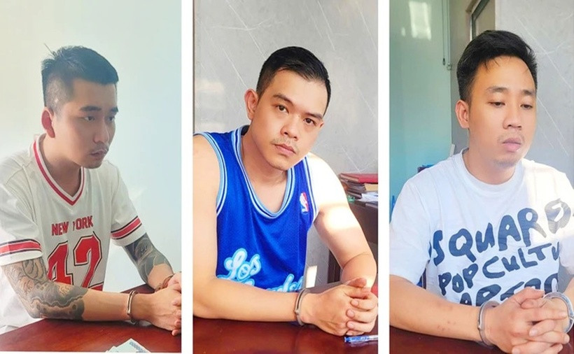 3 bị can trong vụ cướp 2 triệu USD ở Tây Ninh. (Ảnh: Công an)