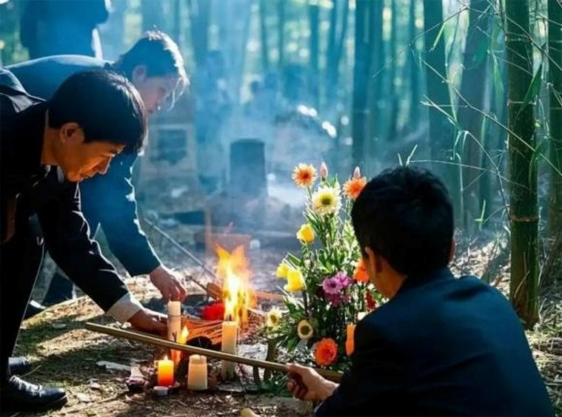 Việc cúng Tết Thanh minh không chỉ là một nghi lễ, mà còn là một phần trong đời sống tâm linh sâu sắc của người Việt. Ảnh minh họa.