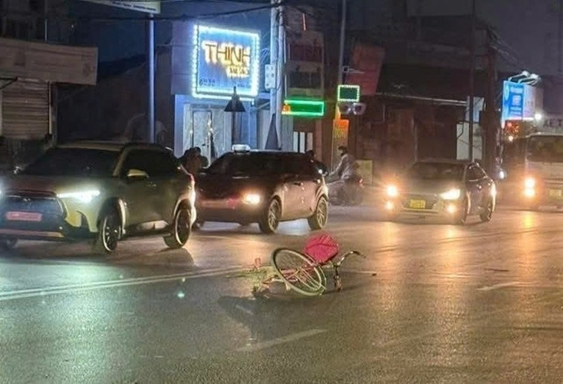 Hiện trường xảy ra vụ tai nạn. Ảnh: Báo Hà Nội mới.