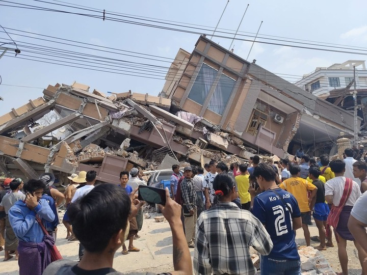 Trận động đất lớn nhất Myanmar trong vòng 100 năm.