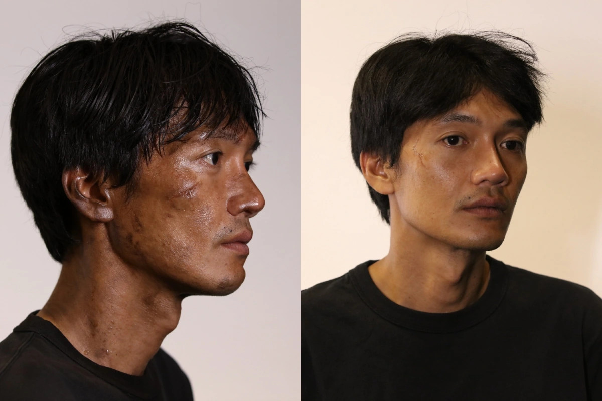 quang tuan giam 14 kg de dong Dia dao , khiep so vi chay giua mua bom hinh anh 1