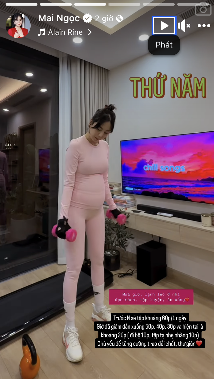 MC Mai Ngọc khoe 'diện mạo' con đầu lòng, niềm vui mẹ bầu ngày 8/3 khiến ai cũng vui lây- Ảnh 4.
