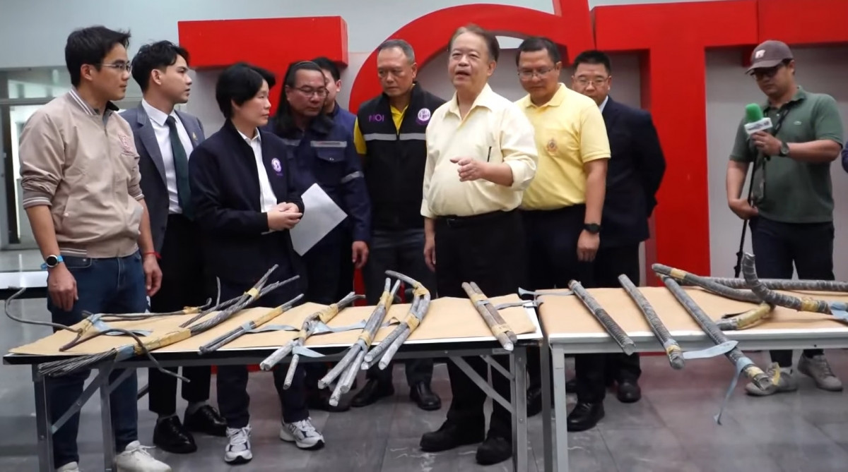 Thái Lan điều tra mẫu vật liệu từ công trình bị sập ở Bangkok do động đất- Ảnh 1.