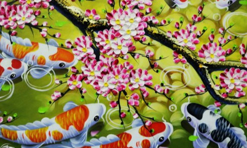 Ai muốn treo tranh cá chép phong thủy để cải vận nhất định phải biết điều này- Ảnh 4.