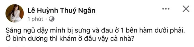 Gương mặt sưng phồng bất thường, diễn viên Thúy Ngân khiến nhiều người lo lắng - Ảnh 2.