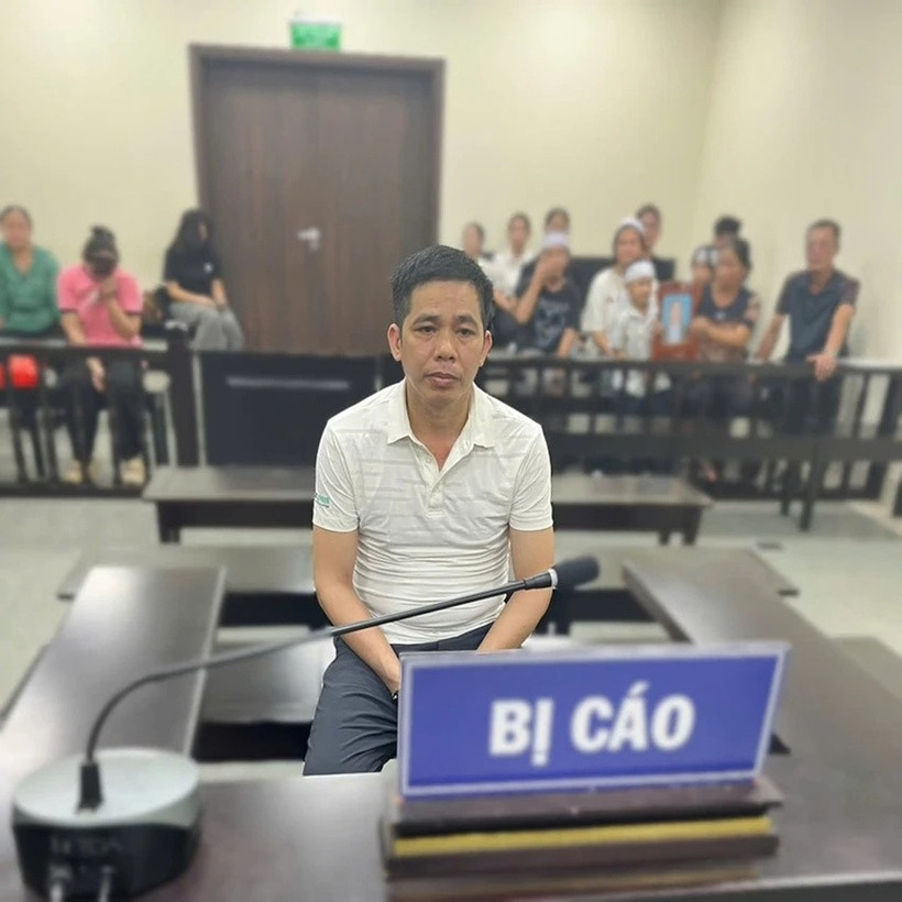 Bị cáo Nguyễn Hữu Xuân tại tòa. (Ảnh: VNN)