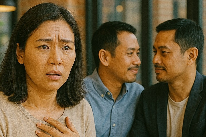 Tôi đánh ghen với nhiều gái đẹp bên chồng, hóa ra 'tiểu tam' lại là đàn ông