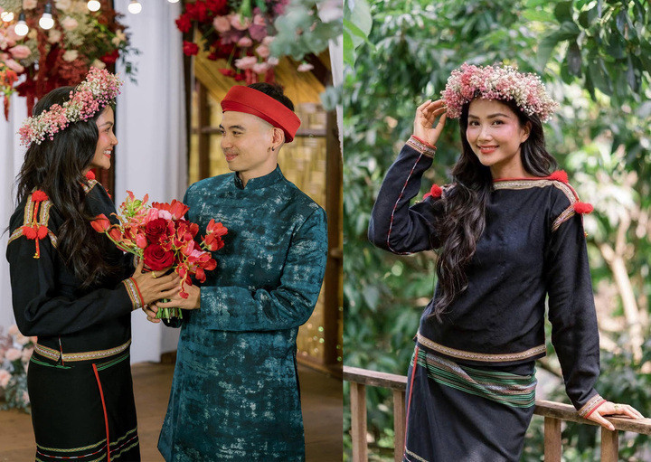 H'Hen Niê tiết lộ cuộc sống màu hồng sau khi lấy chồng.