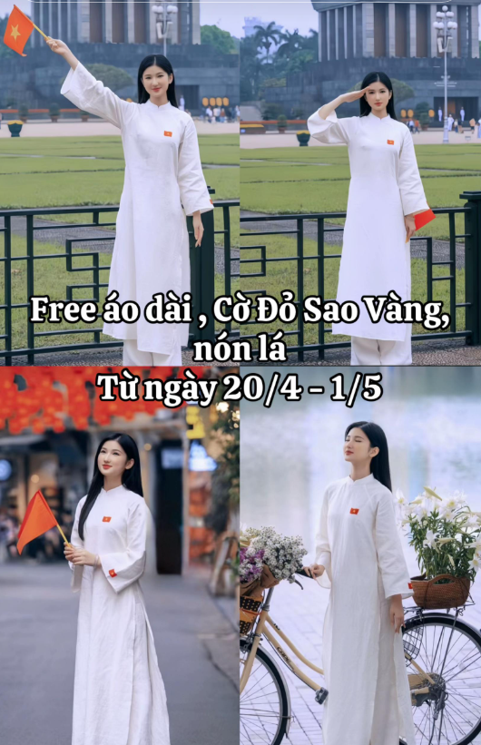 Nở rộ các dịch vụ cho thuê áo dài, chụp ảnh