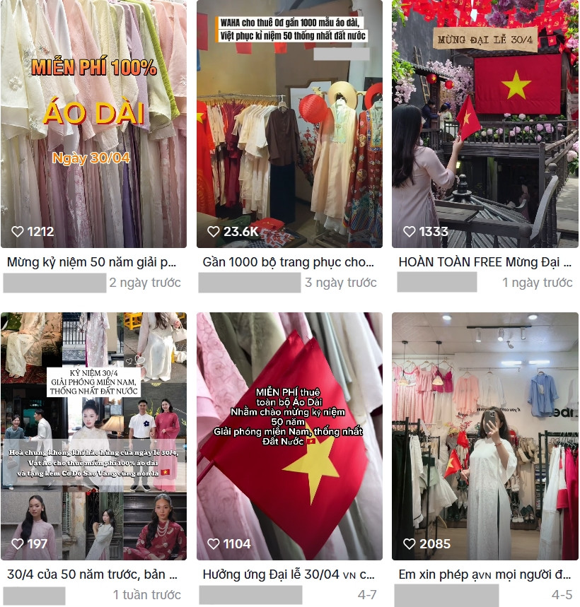 Nở rộ các dịch vụ cho thuê áo dài, chụp ảnh