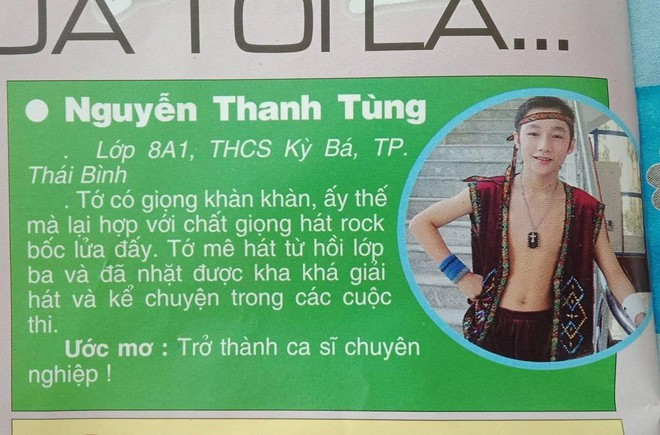 Sơn Tùng ước điều này năm 14 tuổi! - Ảnh 1.