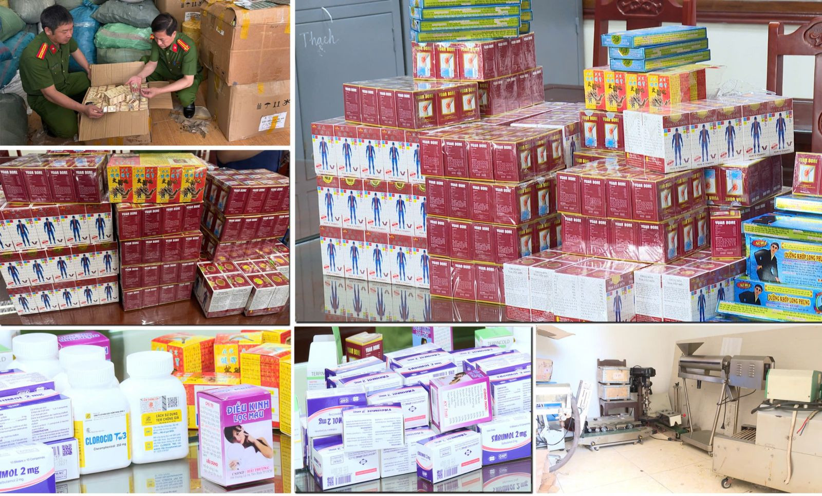 Triệt phá đường dây sản xuất thuốc giả