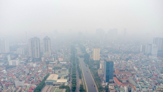 Hà Nội lại ô nhiễm không khí nghiêm trọng ảnh 1