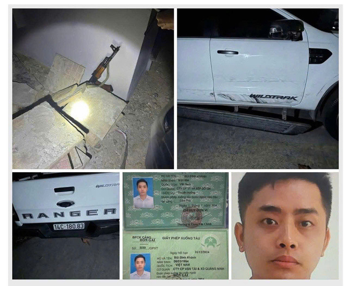 Công an tỉnh Quảng Ninh vừa ra quyết định khởi tố và truy nã Bùi Đình Khánh (31 tuổi, tại TP Hạ Long, Quảng Ninh)