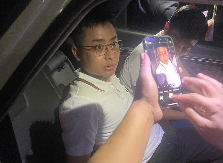 Đối tượng Bùi Đình Khánh bị bắt giữ.