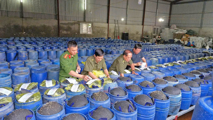 Cận cảnh bên trong xưởng sản xuất 3.500 tấn giá đỗ ngâm hóa chất độc hại- Ảnh 2.