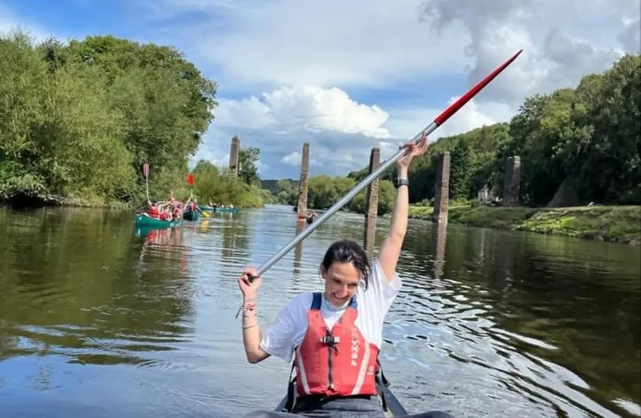 marie anne august whilst kayakin