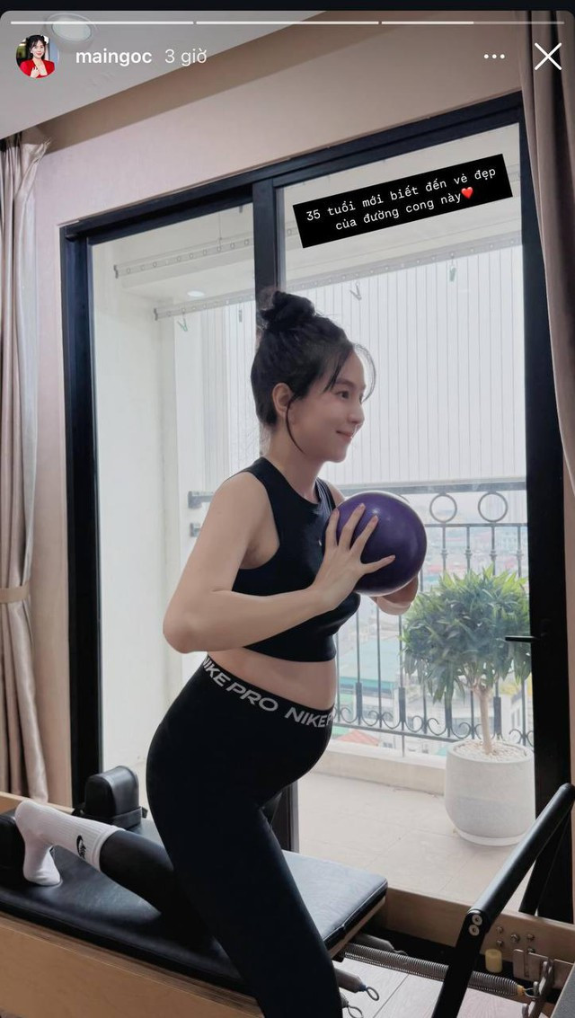 MC Mai Ngọc nhận mình là bà bầu điều độ