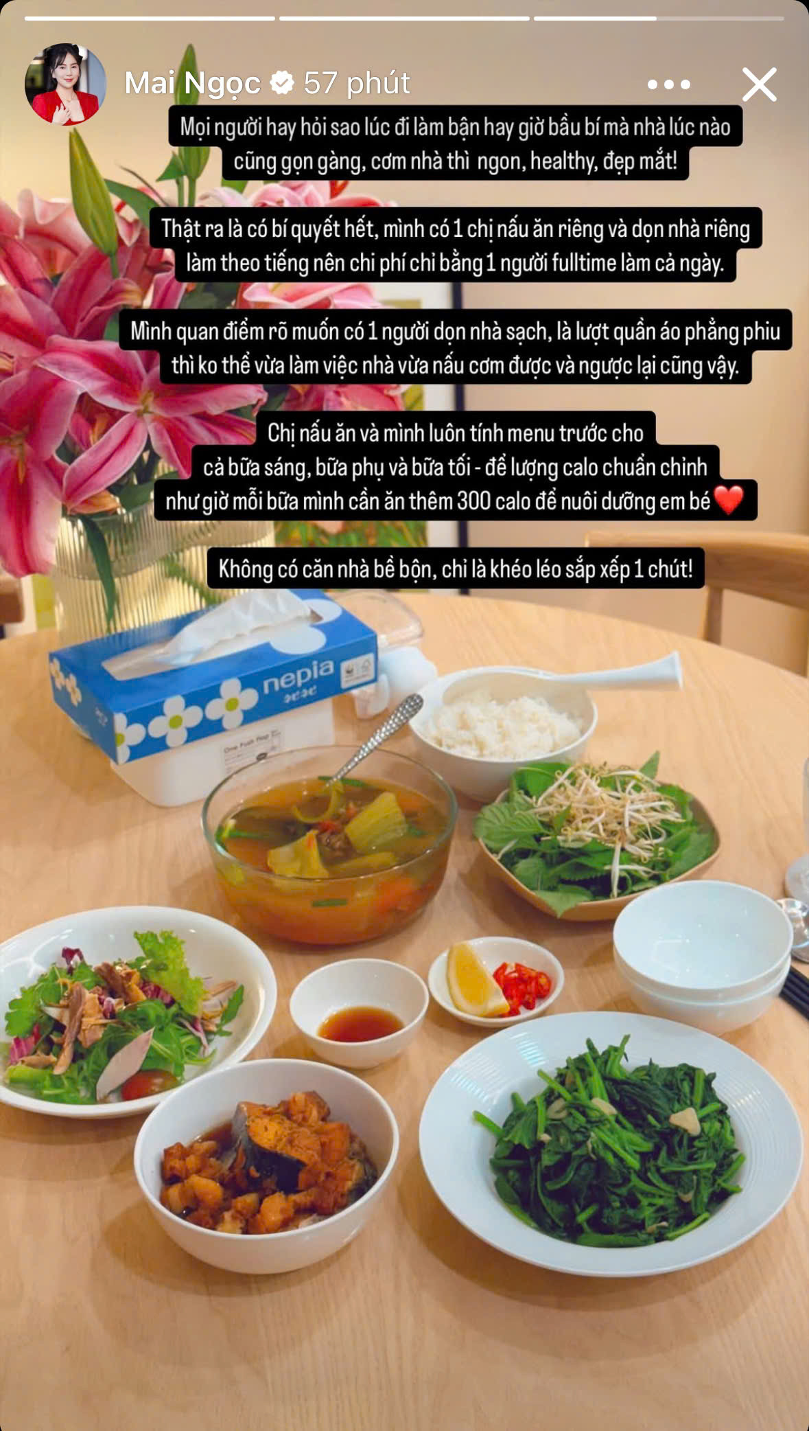 MC Mai Ngọc nhận mình là bà bầu điều độ