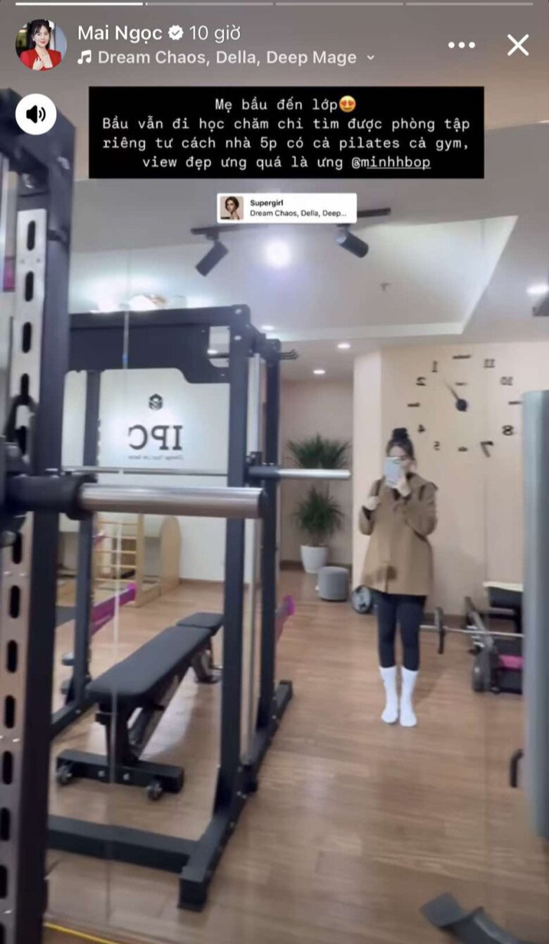 MC Mai Ngọc nhận mình là bà bầu điều độ