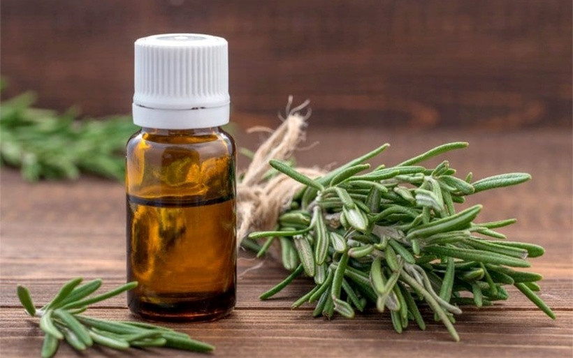 Dầu hương thảo có thể giúp cải thiện bọng mắt sưng và phù bằng cách loại bỏ tình trạng tích tụ chất lỏng và làm giảm tình trạng dồn ứ. Ảnh minh họa.