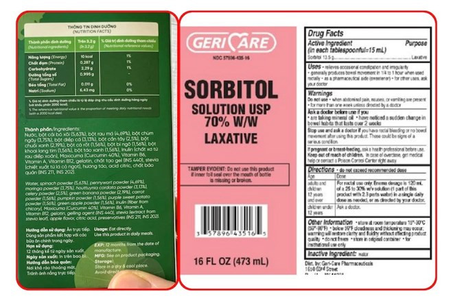 Chuyên gia cảnh báo về lượng sorbitol trong kẹo rau củ Kera