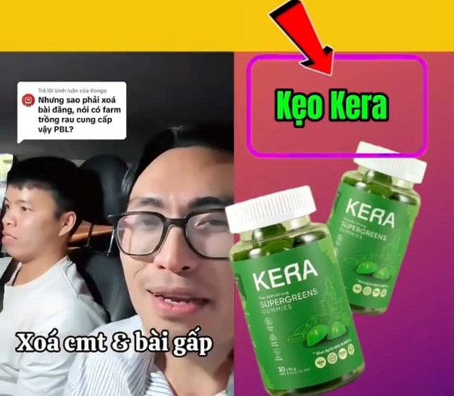 Vụ kẹo rau củ Kera: TikToker Phan Bảo Long bị cộng đồng mạng réo tên, đề nghị công an vào cuộc ảnh 2