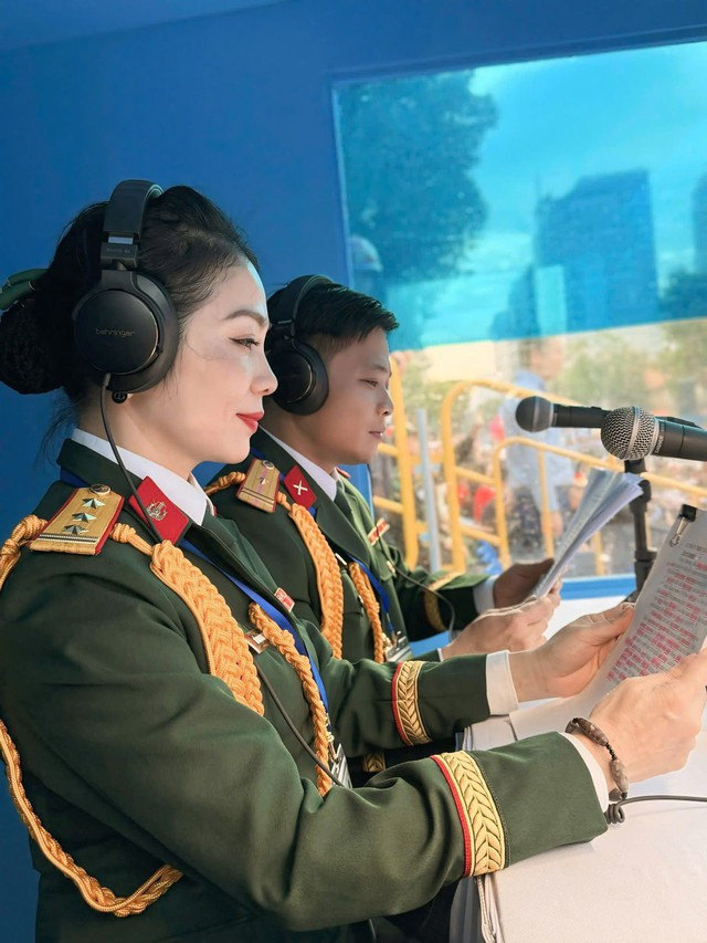 Nữ Thượng tá 5 lần đọc thuyết minh diễu binh, diễu hành, tiết lộ phải thi tuyển rất gắt gao- Ảnh 2.