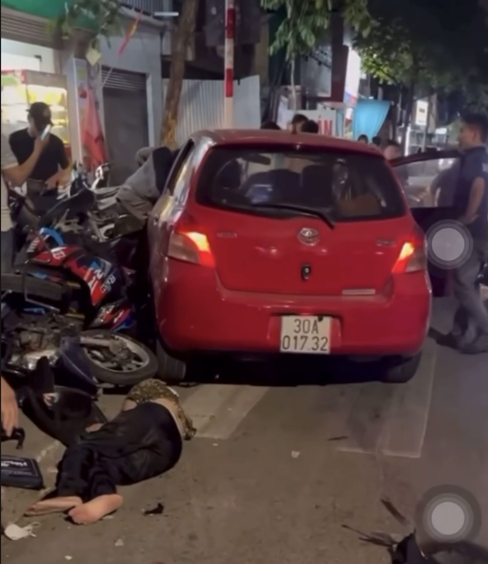 Vụ tai nạn liên hoàn ở Hà Nội: Kết quả ban đầu đo nồng độ cồn, chất ma tuý của tài xế- Ảnh 1.