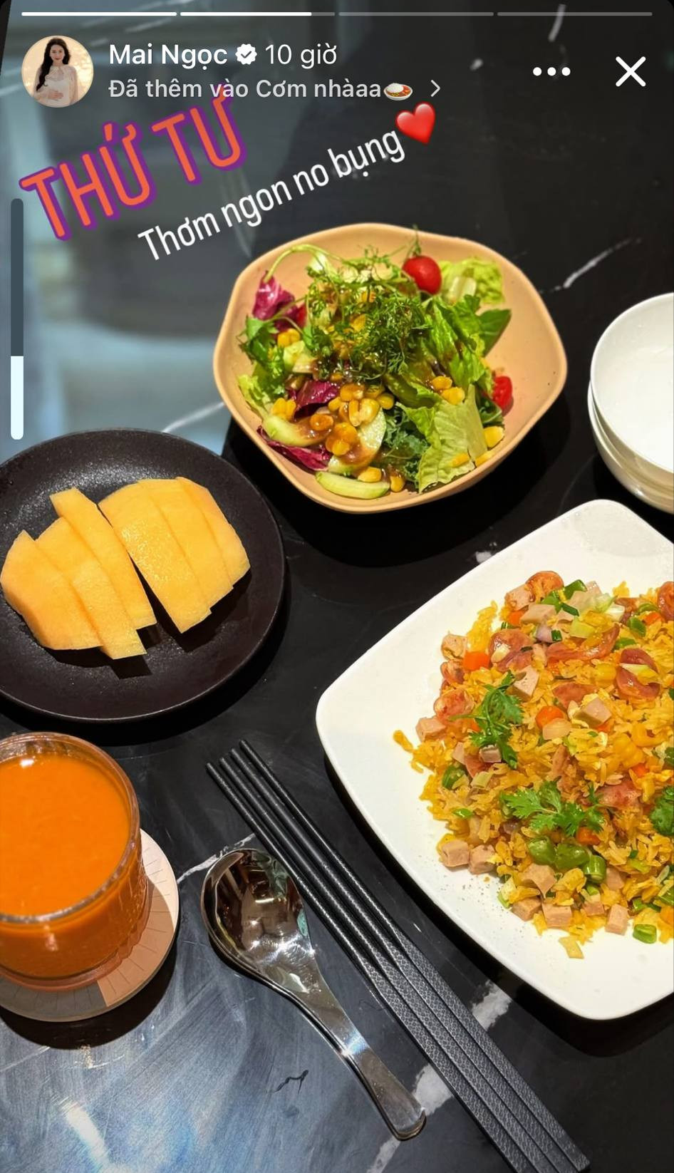Bất ngờ với những bữa cơm ở cữ của MC Mai Ngọc, không bữa nào giống bữa nào- Ảnh 3.
