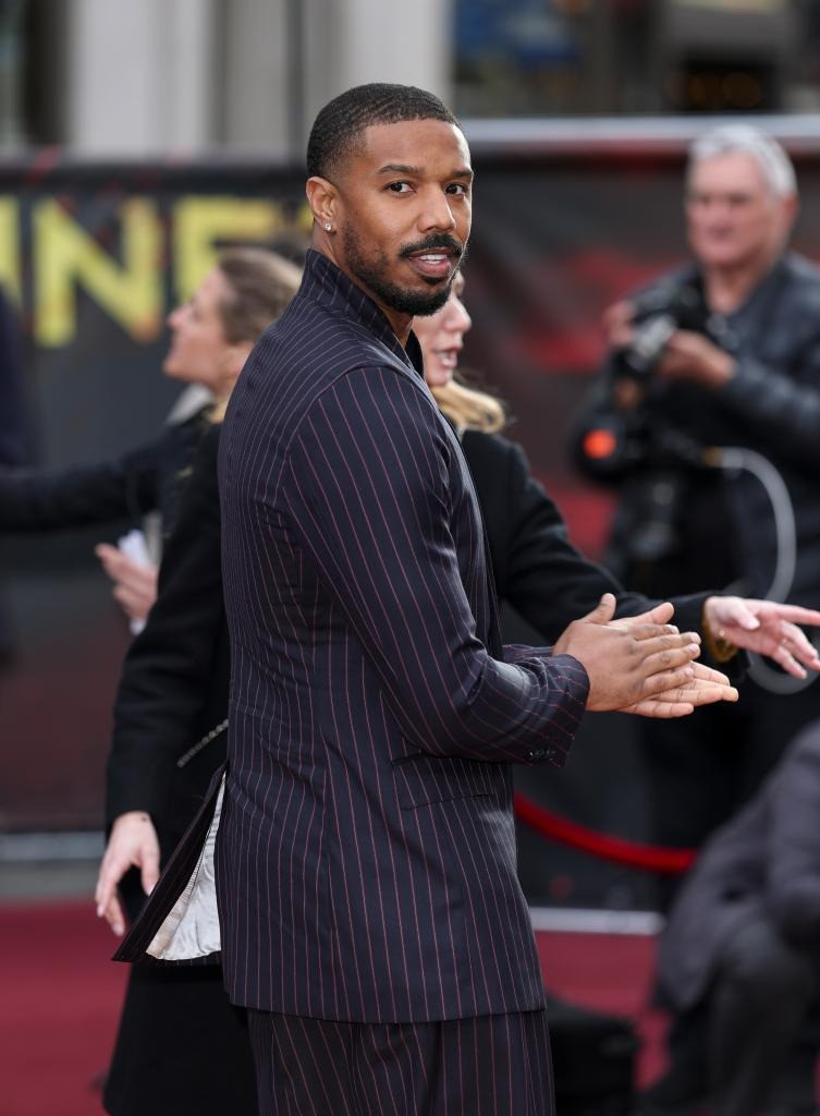 michael b jordan attends sinners