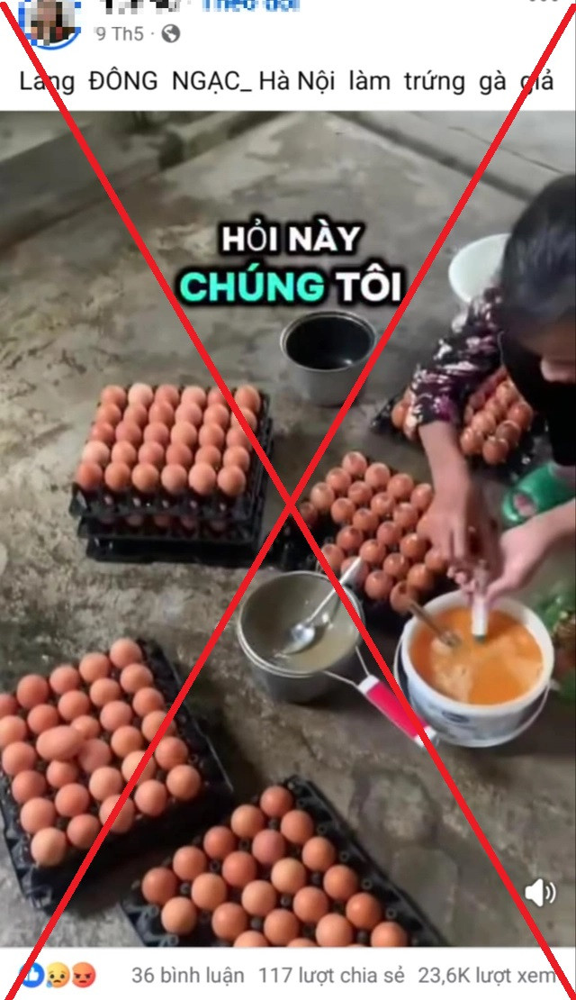 Đề nghị xác minh, xử lý nghiêm việc bịa đặt về trứng gà giả khiến người nông dân điêu đứng- Ảnh 1.