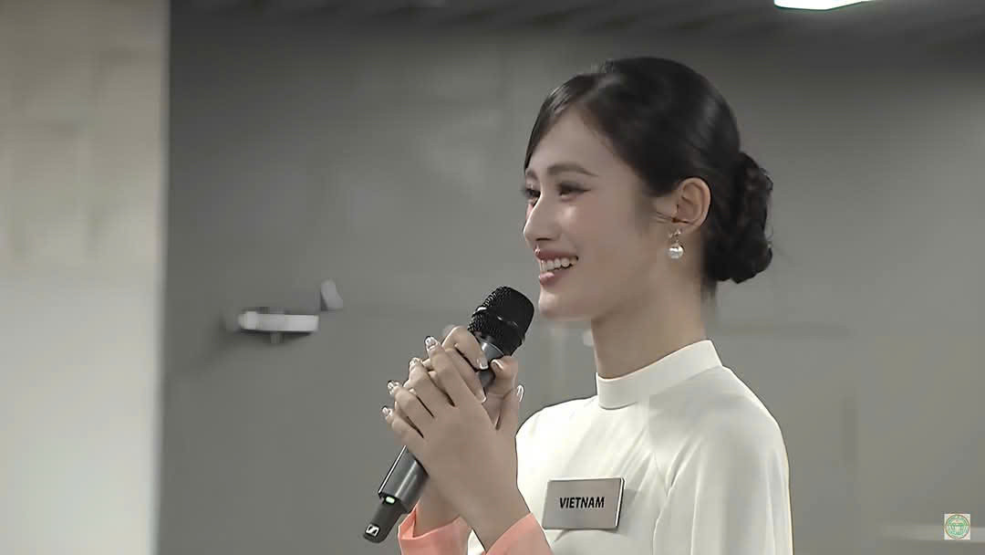 Miss World 2025: Ý Nhi diện áo dài nổi bật, đón tin vui vào Top phần thi Tài năng- Ảnh 3.