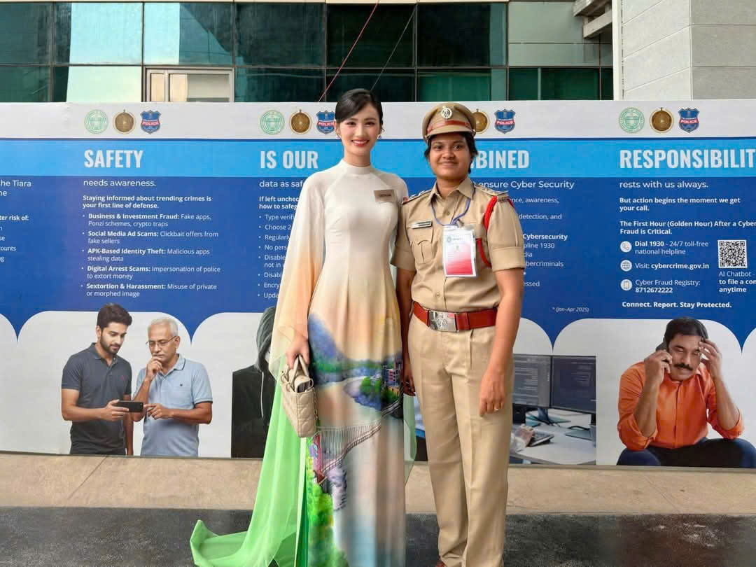 Miss World 2025: Ý Nhi diện áo dài nổi bật, đón tin vui vào Top phần thi Tài năng- Ảnh 2.