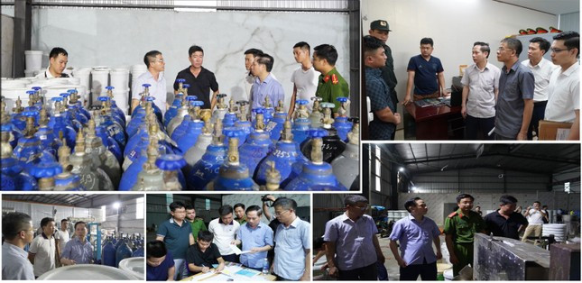 Triệt phá 3 xưởng sản xuất, buôn bán khí cười quy mô ‘khủng’ tại Hà Nội ảnh 2