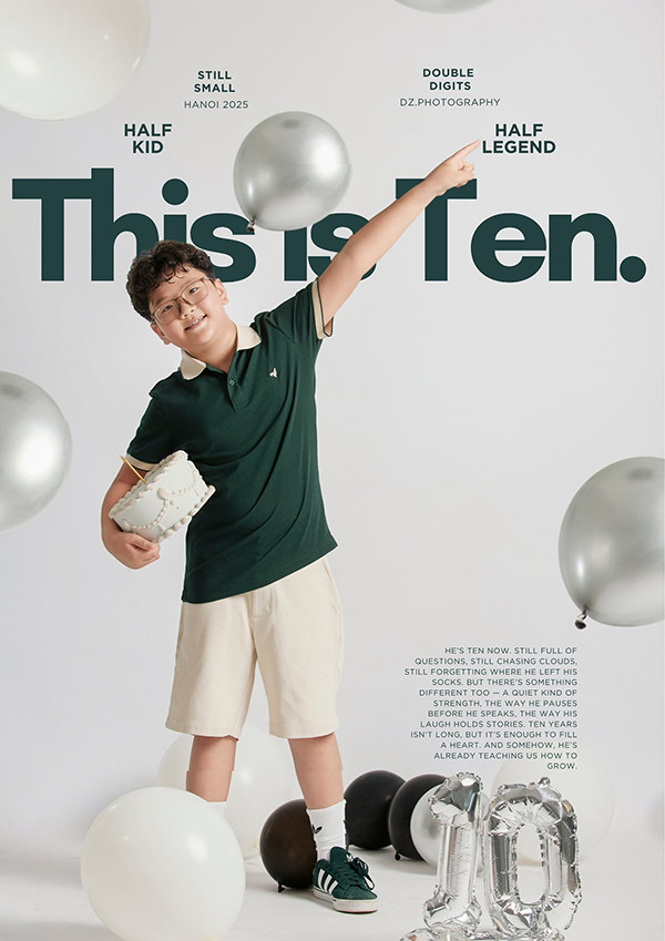 Con trai đời thực tròn 10 tuổi của bà Liên phim 'Cha tôi người ở lại'- Ảnh 2.