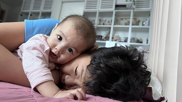 Con trai đời thực tròn 10 tuổi của bà Liên phim 'Cha tôi người ở lại'- Ảnh 8.