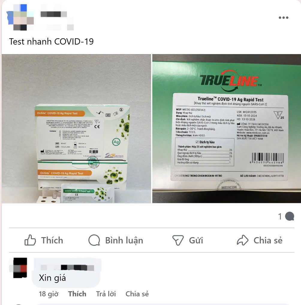 Kit test, thuốc trị COVID-19 tràn lan