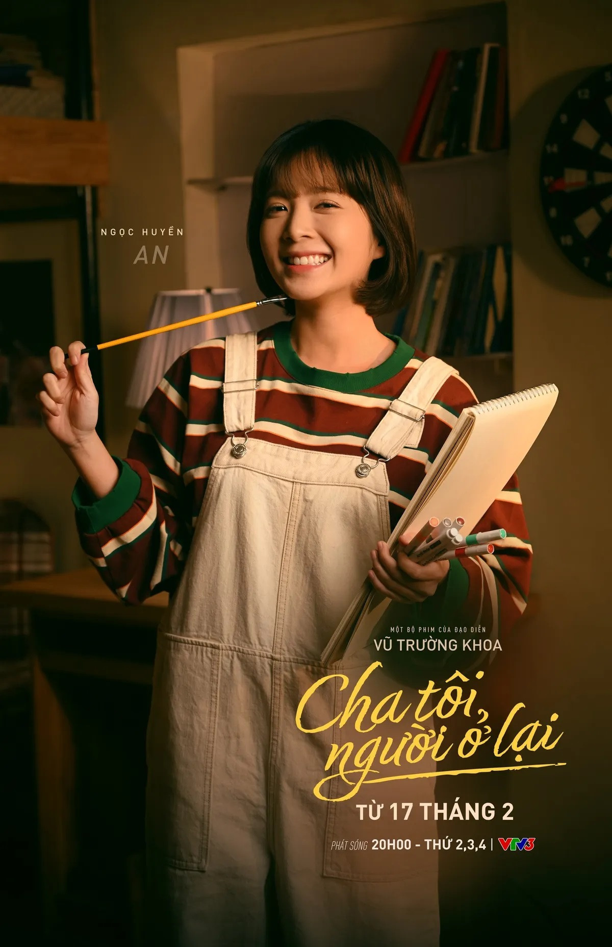 Nhan sắc nữ diễn viên 28 tuổi xinh như lớp 10 đang gây tranh cãi trong phim
