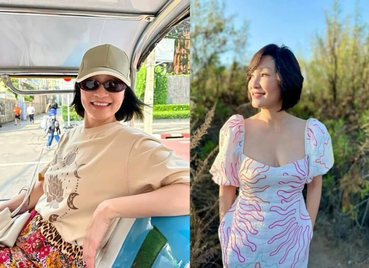 Nữ nghệ sĩ đang có những ngày tháng vui vẻ, bình yên.