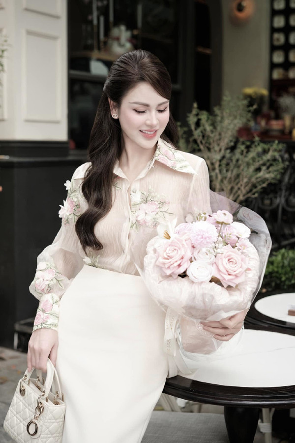 Nhan sắc như hoa hậu của mỹ nhân quê Tuyên Quang vừa vào vai người yêu bố Chính trong 'Cha tôi người ở lại'- Ảnh 7.