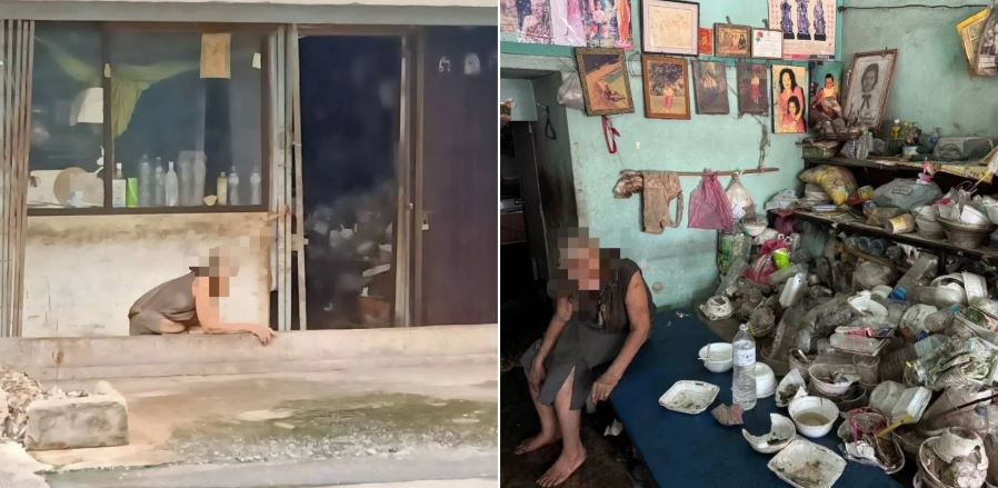 Phát hiện cụ bà 76 tuổi ăn xốp, sống một mình trong căn nhà đầy rác- Ảnh 1.