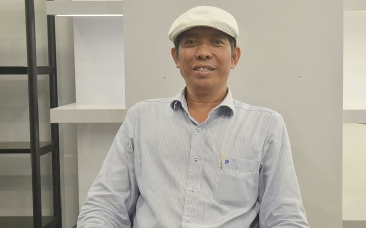 Ông Nguyễn Ngọc Tý, Giám đốc điều hành thương hiệu Nón Sơn. (Ảnh: Đại Việt)