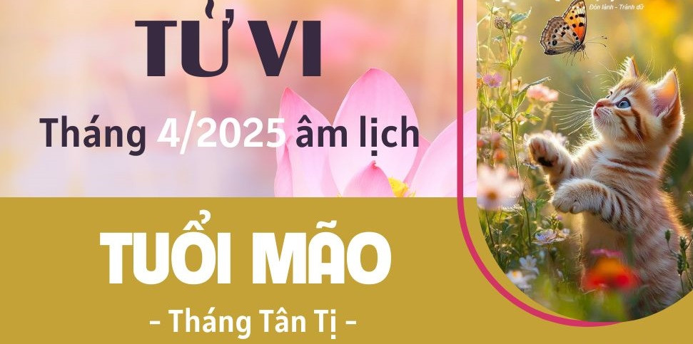 Tháng 4 âm lịch Ất Tỵ 2025, con giáp tuổi Mão rực rỡ về tài lộc, nhưng lại cần chú ý một điều đặc biệt này- Ảnh 3.
