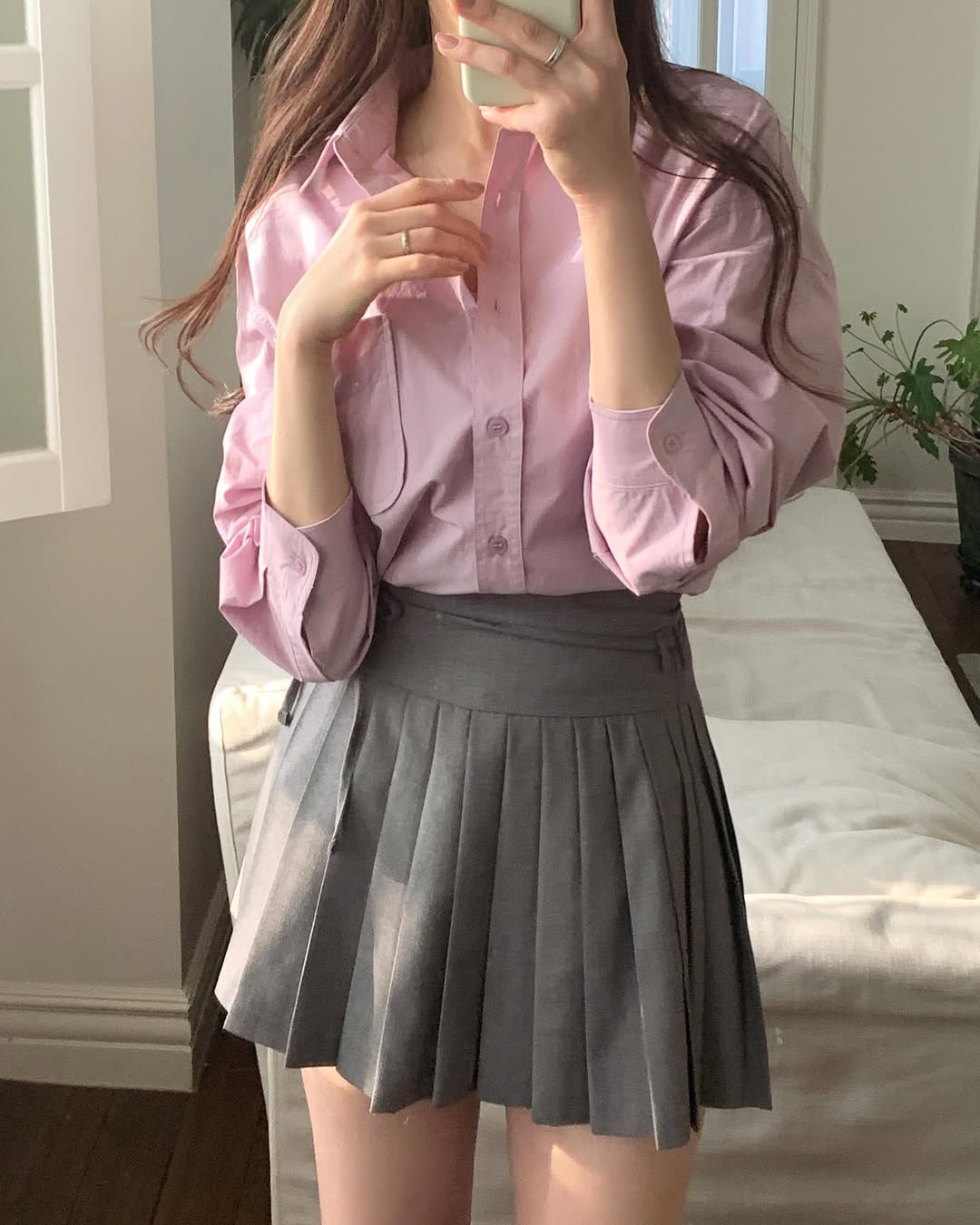 4 kiểu chân váy giúp phụ nữ Hàn trông trẻ hơn 5 tuổi- Ảnh 8.