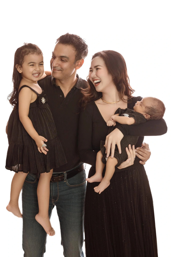 Nữ ca sĩ có tổ ấm viên mãn bên ông xã và hai con lai.