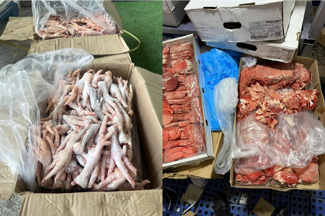 Lâm Đồng: Thu giữ hơn 2,5 tấn thực phẩm đông lạnh không rõ nguồn gốc- Ảnh 1.