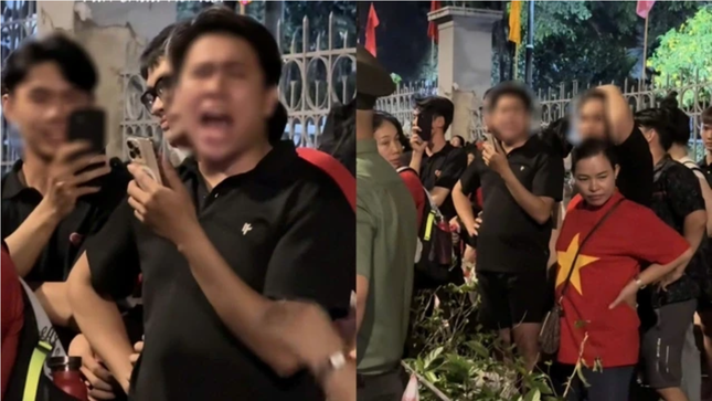 Khiển trách nam sinh viên vô lễ với cựu chiến binh khi xem diễu binh 30/4 ảnh 1