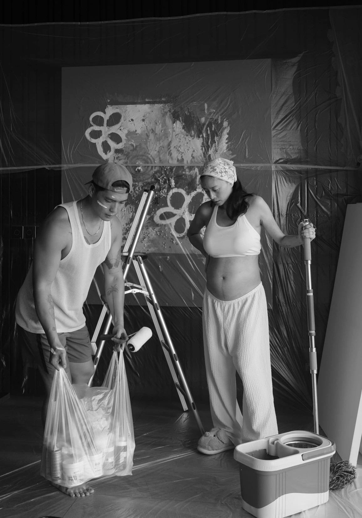 ngo thanh van hanh phuc khoe bung bau dip quoc te thieu nhi hinh anh 3