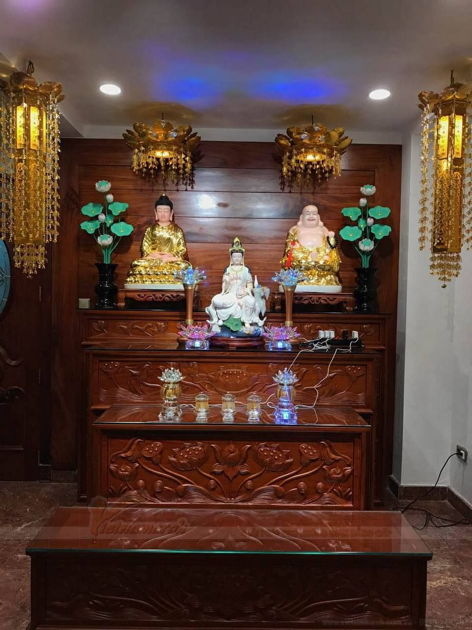 Những lưu ý khi bài trí bàn thờ Phật- Ảnh 4.